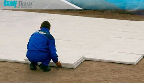 Поэтапное устройство фундамента с теплоизоляцией KNAUF Therm