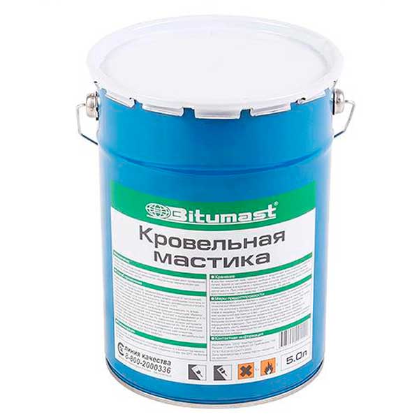 Мастика кровельная Bitumast, 5 л