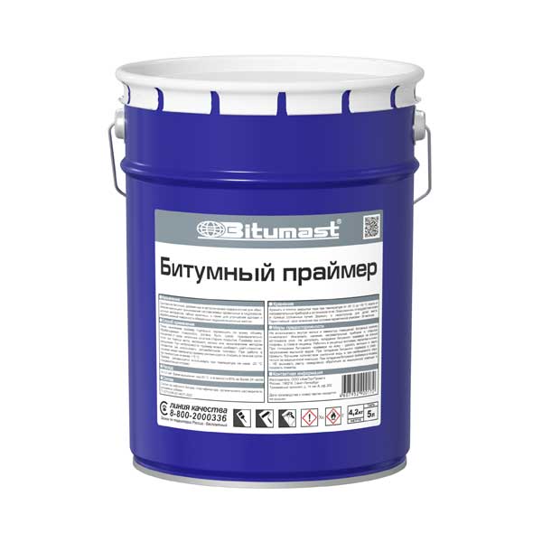 Праймер битумный Bitumast, 5 л