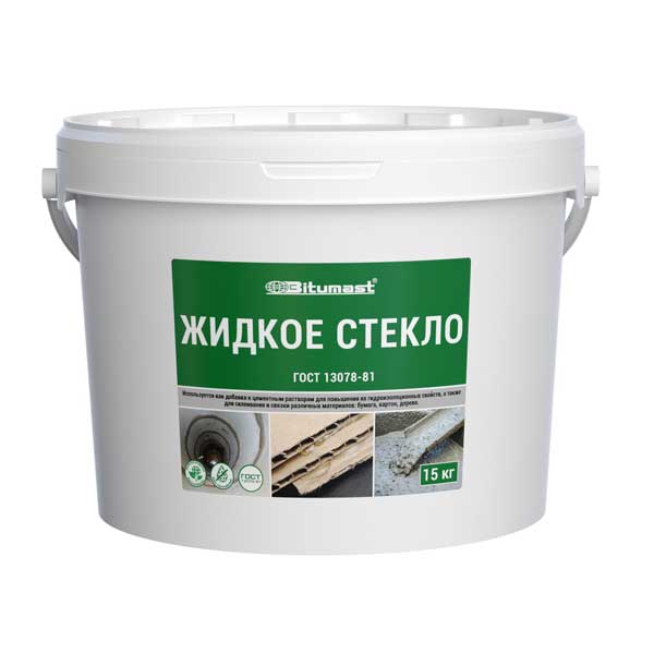 Добавка жидкое стекло Bitumast натриевое