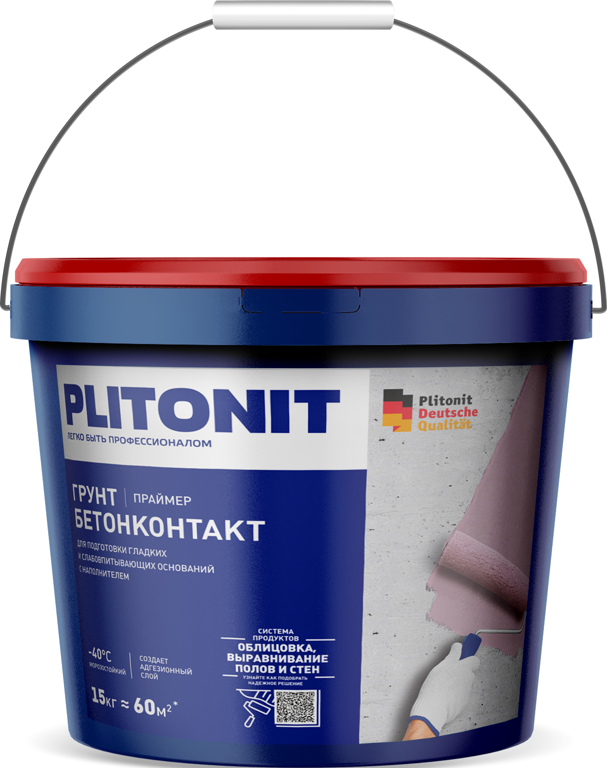 Грунтовка Plitonit БетонКонтакт (15 кг)- nav