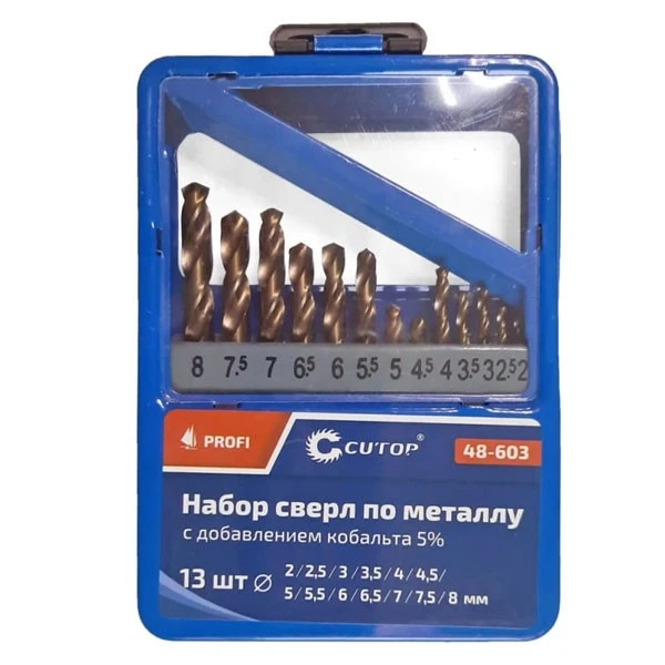 Набор сверл Cutop по металлу