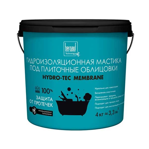 Гидроизоляционная мастика Bergauf Hydro-Tec Membrane