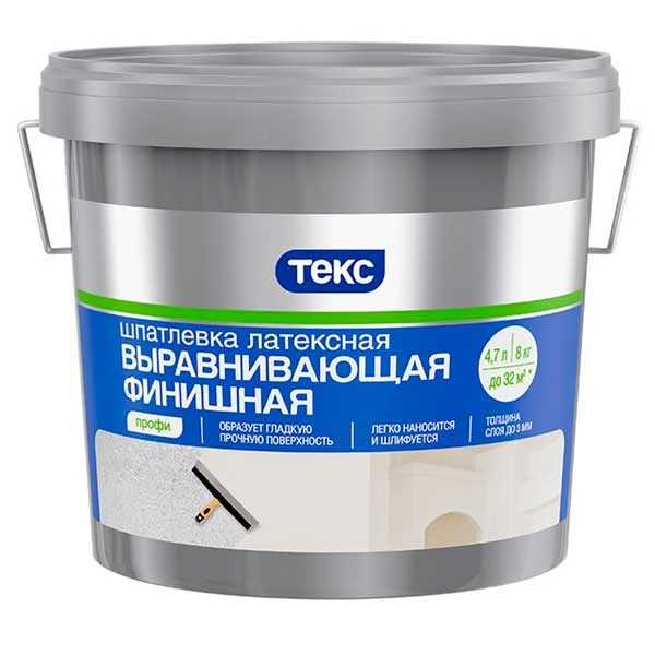 Шпатлевка финишнная, Текс Профи, 8