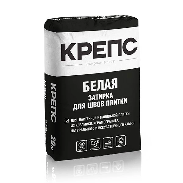 Затирка для швов Крепс белая,